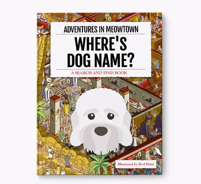 Personalised Dandie Dinmont Terrier Book: Where's Dandie Dinmont Terrier? Volume 2